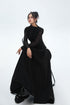 Sheer Sleeve Long Dress